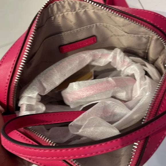 Michael Kors Jet Set Item Large Ombré EW Signature ZP Chain XBody Logo Crossbody - Picture 12 of 14